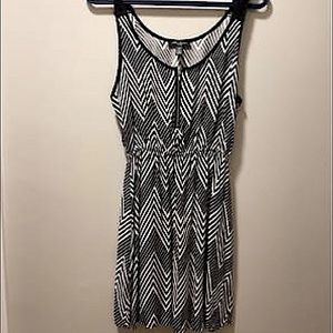 Chevron pattern dress